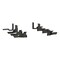 Luverne Truck Equipment O-MEGA II 6IN OVAL STEPS BLACK TEXTURED POWDER COAT 584125-571117 - alternate 2